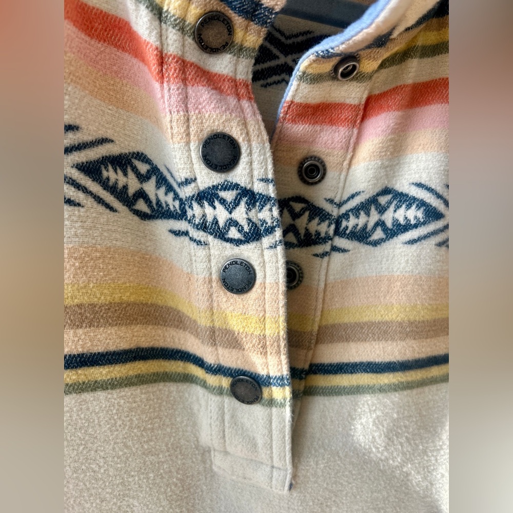 Pendleton Cozy Cotton Pullover – Size Small - image 4